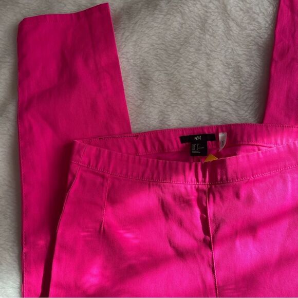 NWT H&M neon pink  pants - Picture 2 of 4